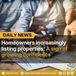 Homeowners increasingly listings Properties: A sign of growing confidence