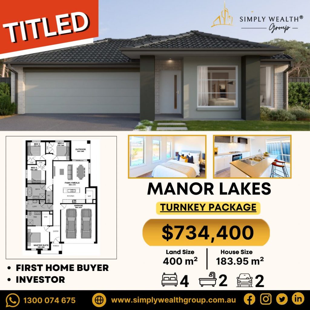 TITLED PROPERTY FOR SALE: Manor Lakes