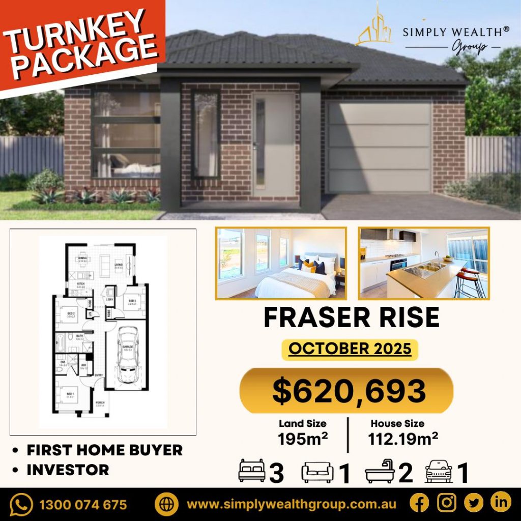 FRASER RISE HOUSE & LAND PACKAGE – SECURE YOUR FUTURE!