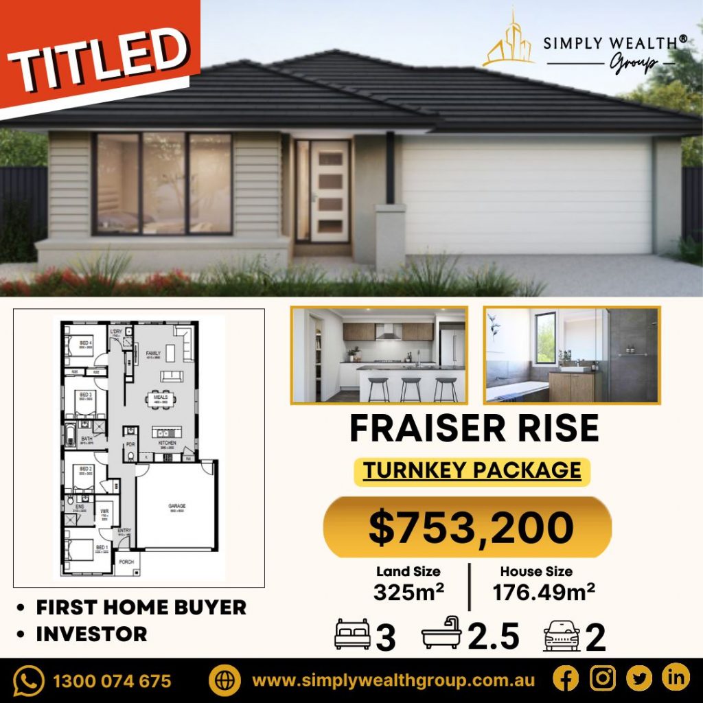 Luxury Titled Home in Fraser Rise – Only $753,200!