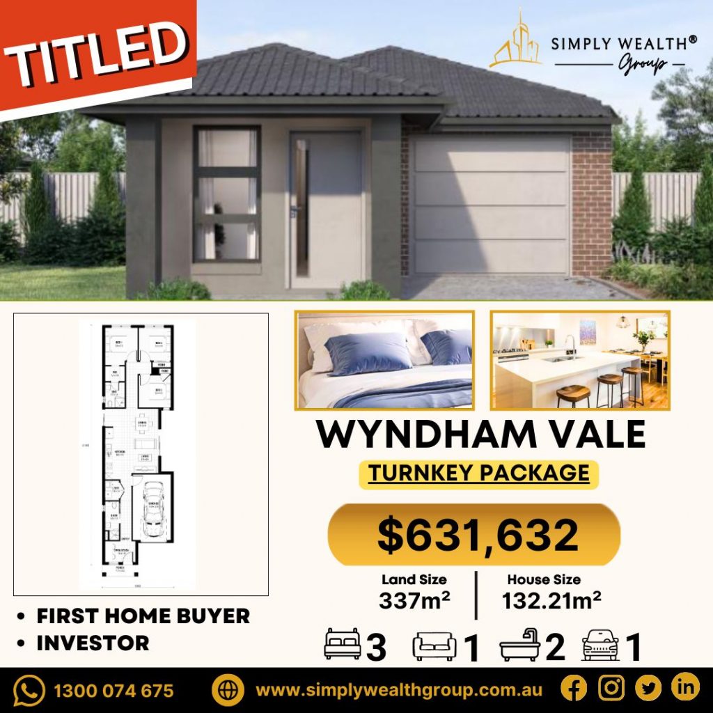 Titled Home in Wyndham Vale – Only $631,632!